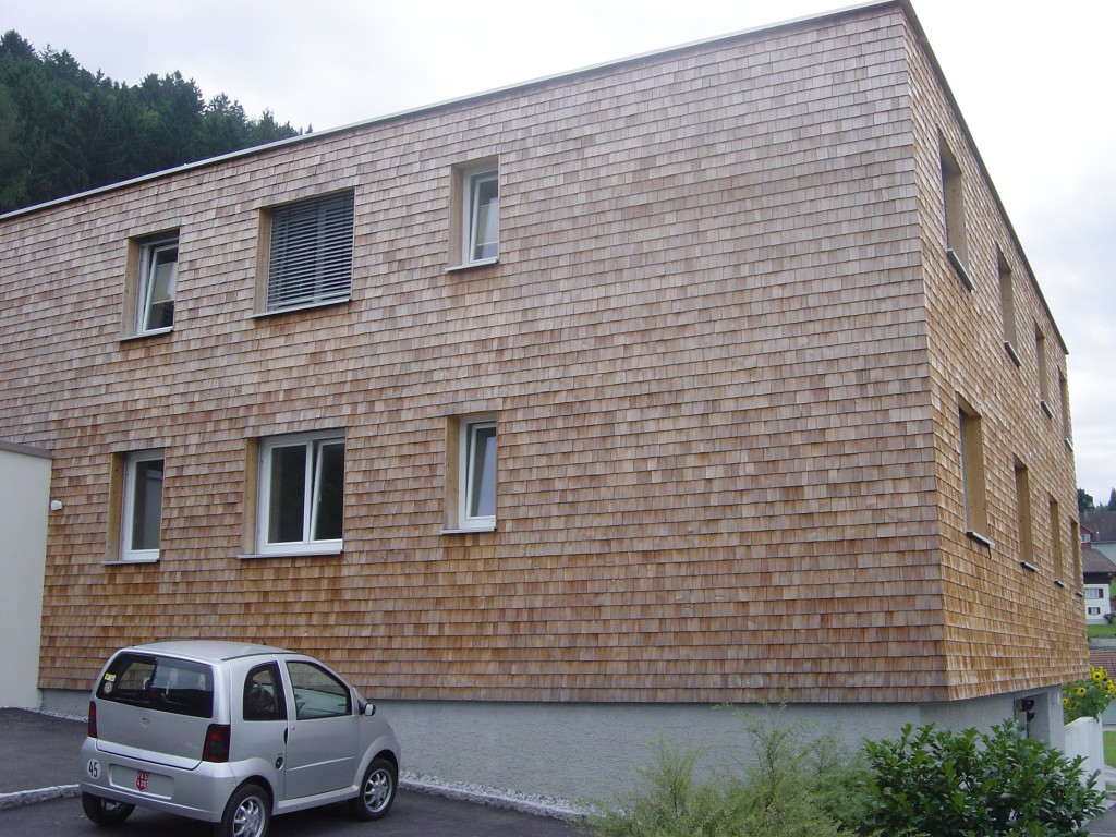 Holzschindel-Fassade